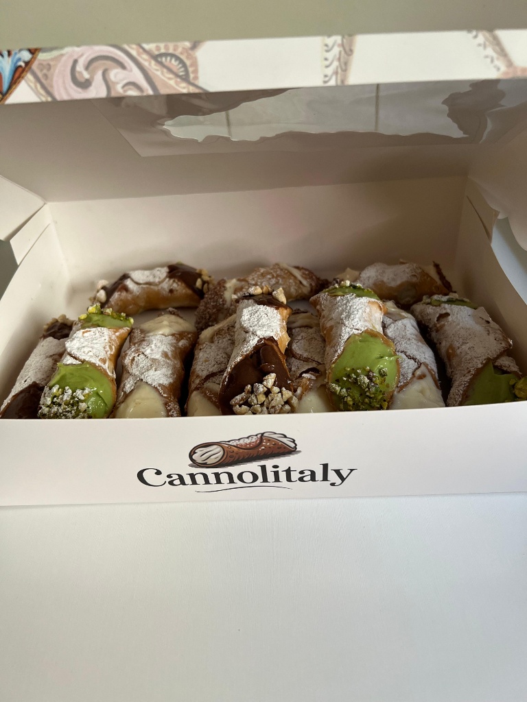 Mesa de catering de Cannolitaly